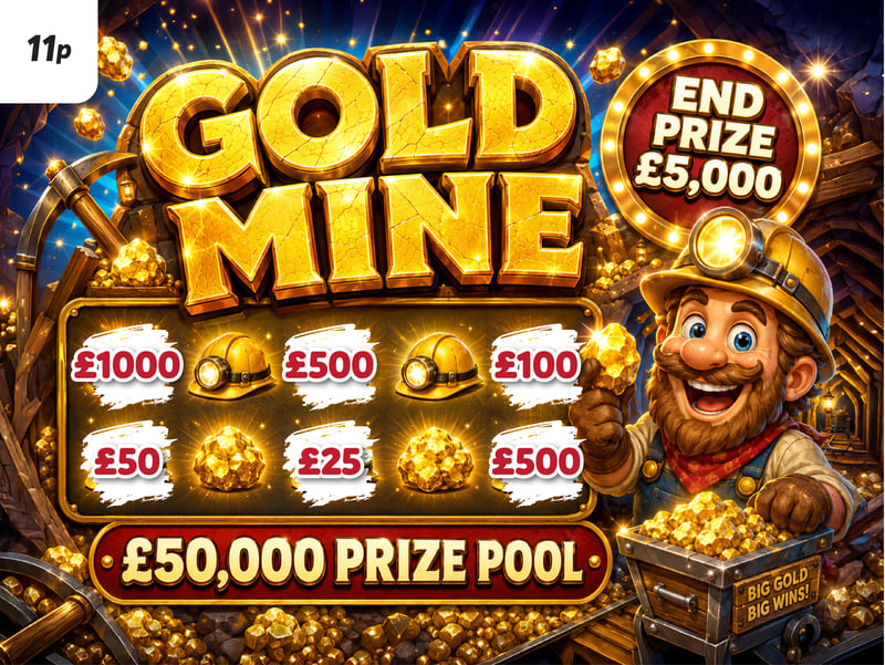 Gold Mine - 50k Prize pool - £5k End Prize!