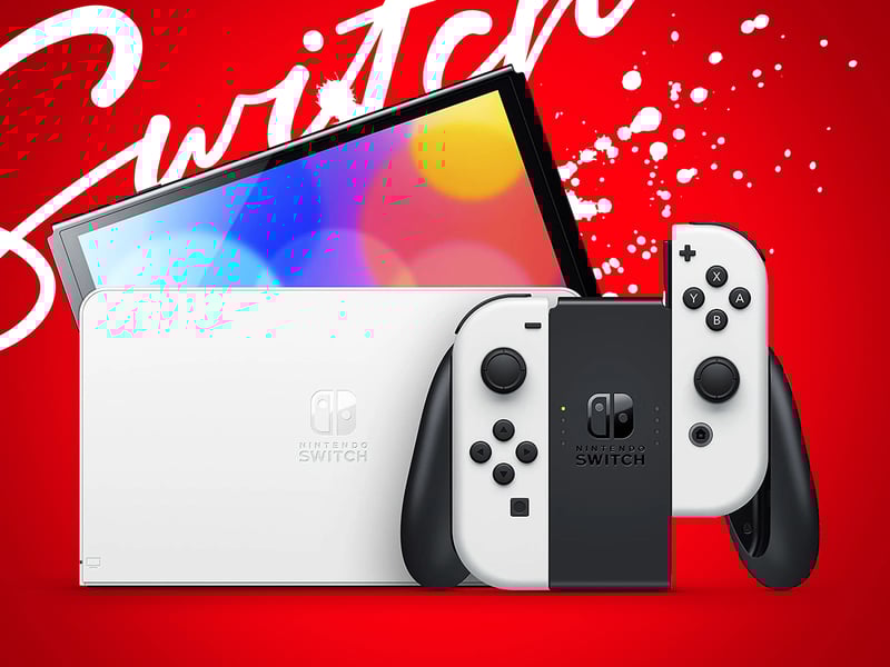 Nintendo Switch (OLED Model) Console - White