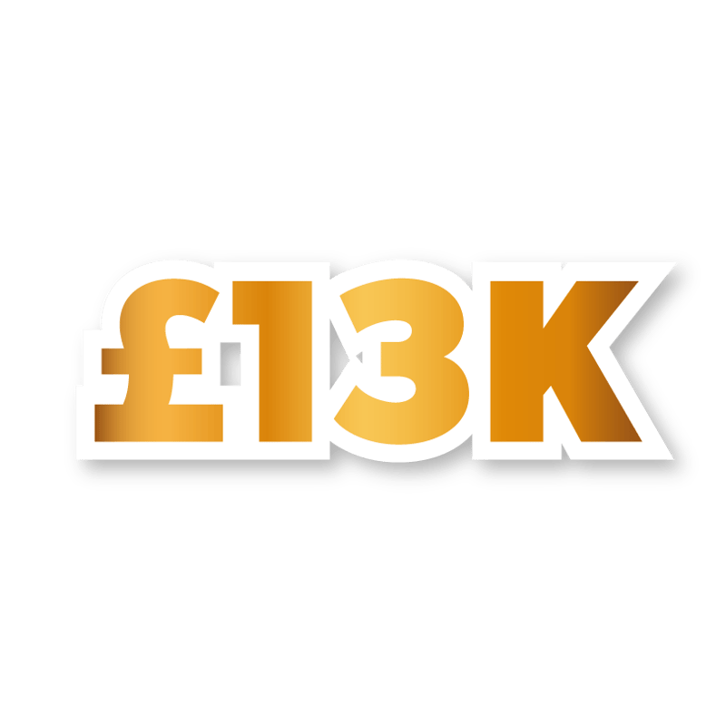 £13,000 Cash