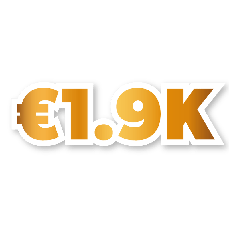 €1,900 Cash Prize