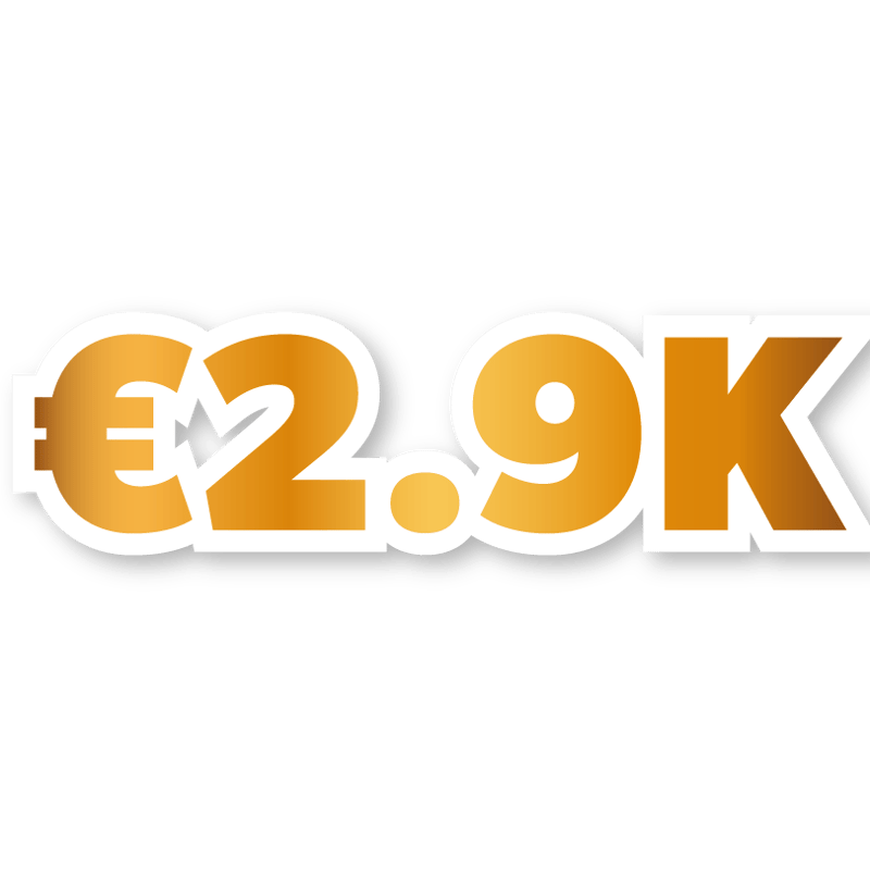 €2,900 Cash Prize