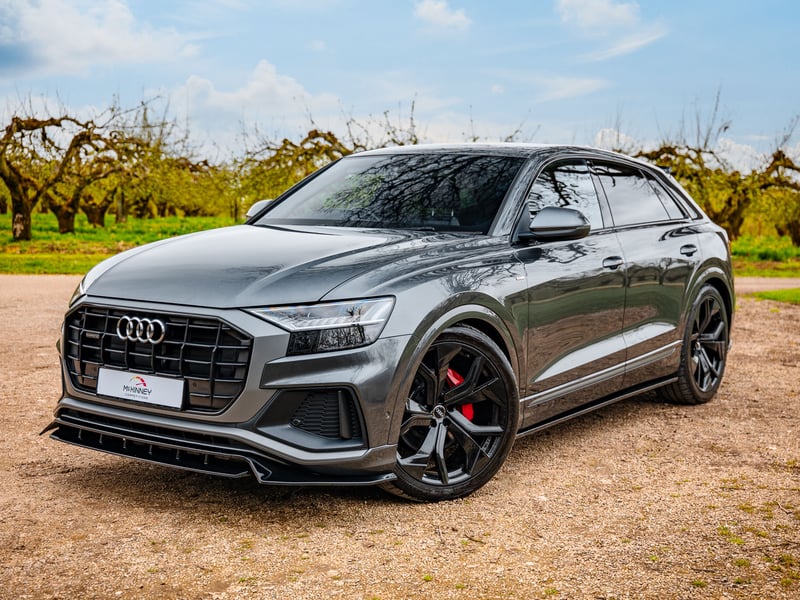 Grey Audi Q8 Quattro S-Line or £30,000