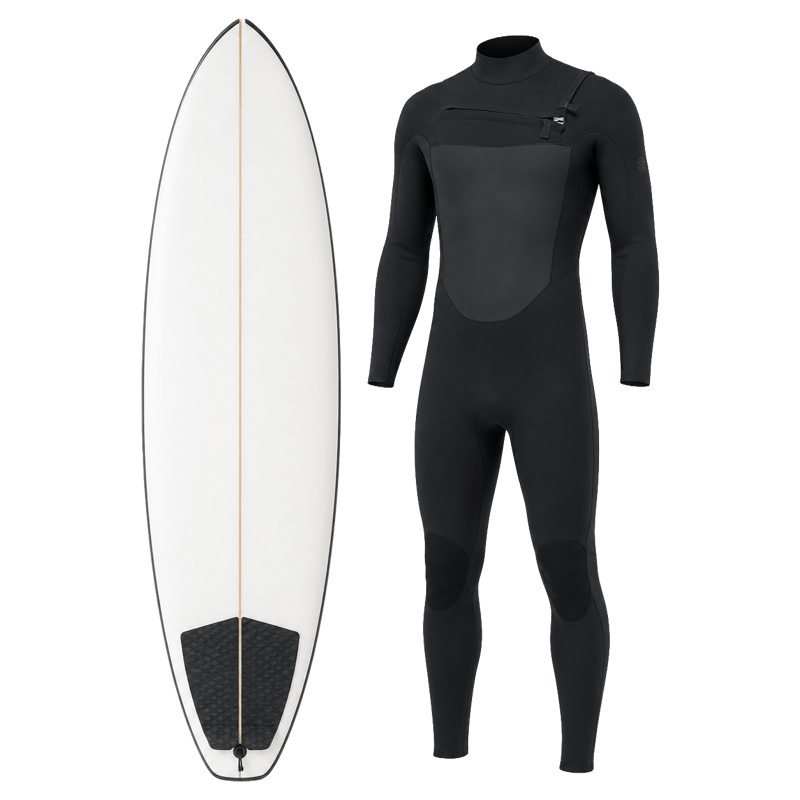 Surfboard + Wetsuit Bundle