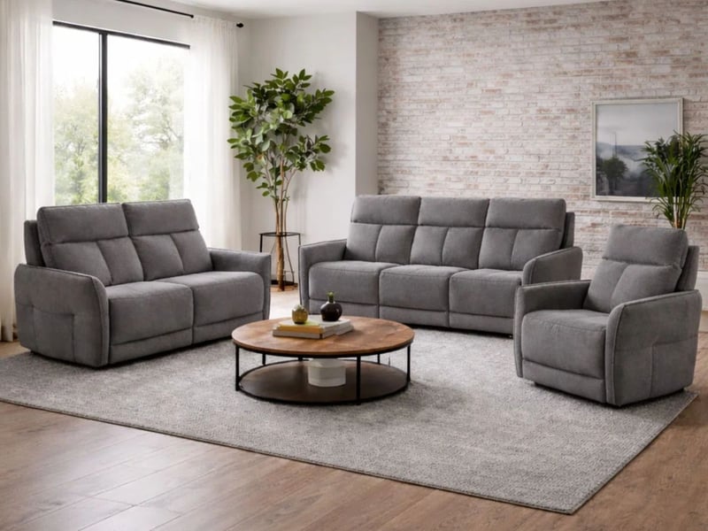 Power Recliner 3 + 2 + 1 Sofa Set 