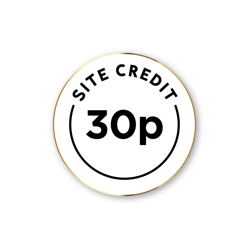 £0.30 Site Credit
