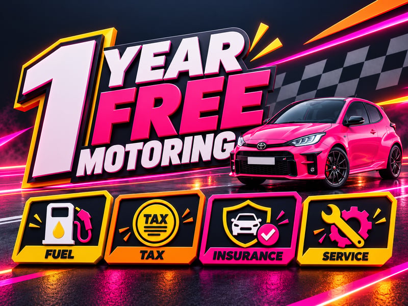 One Year Free Motoring - Autodraw