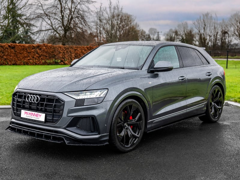 Grey Audi Q8 Quattro S-Line or £30,000