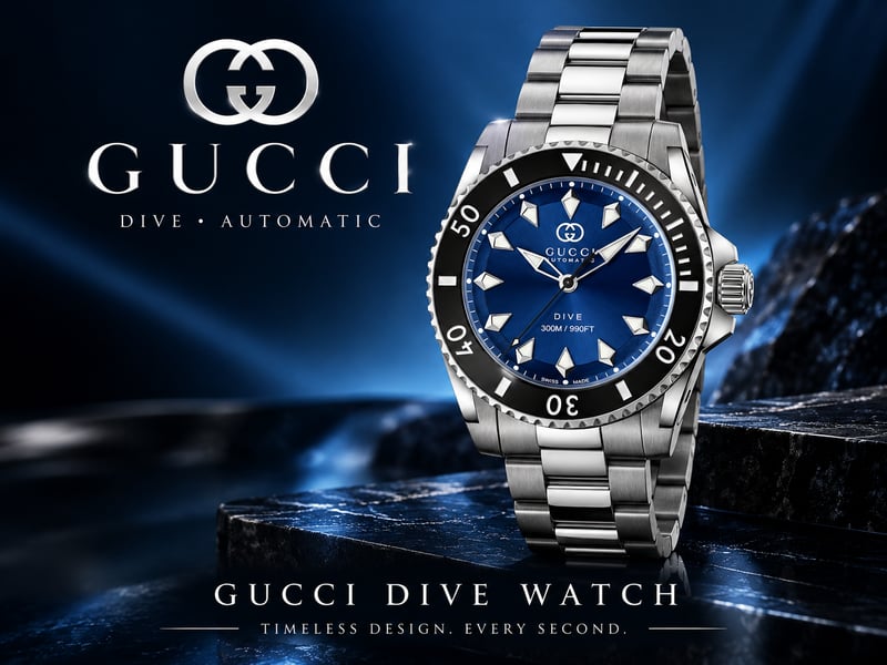 Gucci Dive 40mm Men's Watch