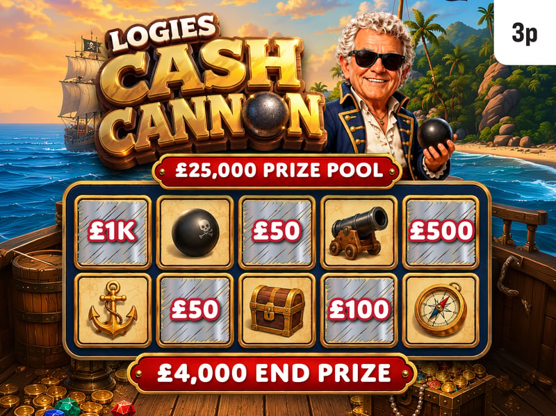 Logies Cash Cannon - £25k prize pool - £4k End Prize!