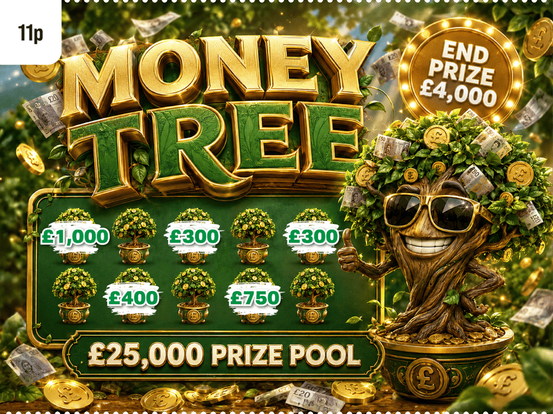 Money Tree - £25k prize pool - £4k End Prize!