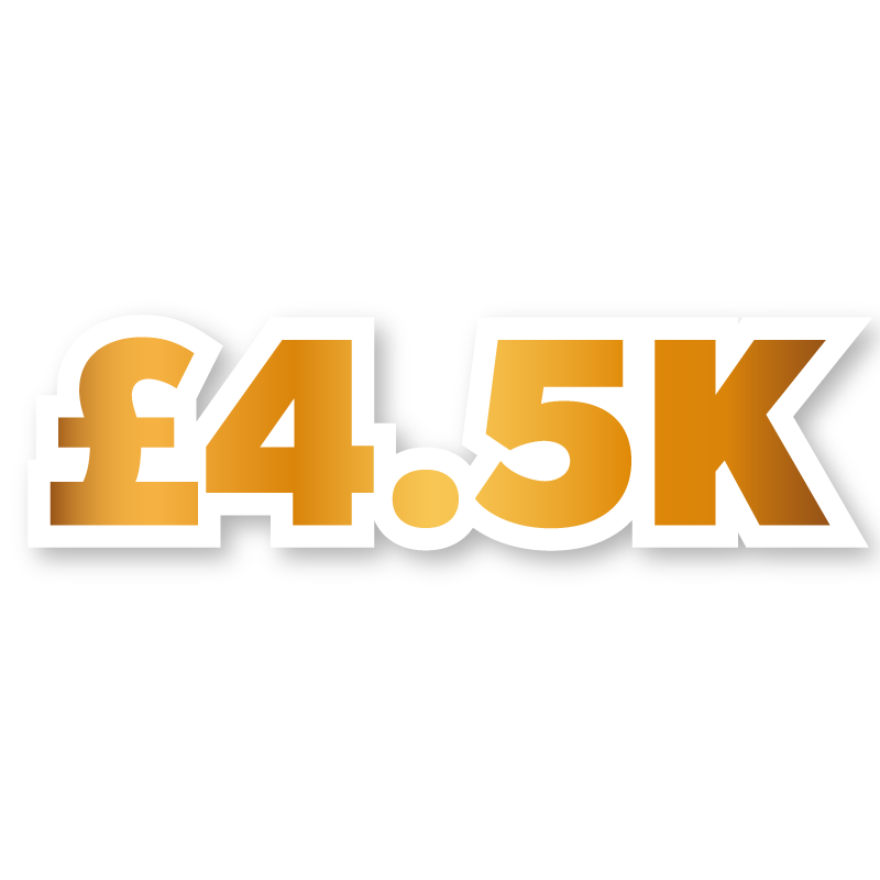 £4,500 Cash Prize