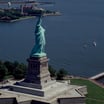 American patriotic flag and symbols for history quiz