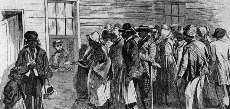 Reconstruction era after Civil War scene history quiz