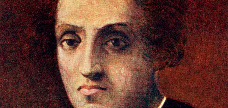Portrait of Christopher Columbus, Italian explorer who sailed to the Americas in 1492.