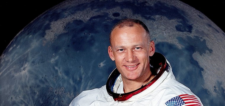 Neil Armstrong first moonwalker astronaut for history quiz