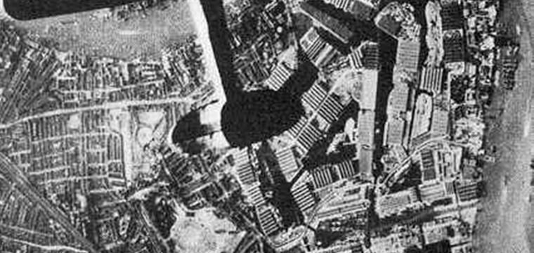 London Blitz World War II scene for history quiz