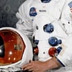 Neil Armstrong first moonwalker astronaut for history quiz
