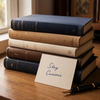 Curated history book + handwritten note from Bob