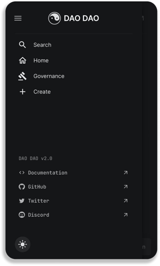 DAODAO sidebar