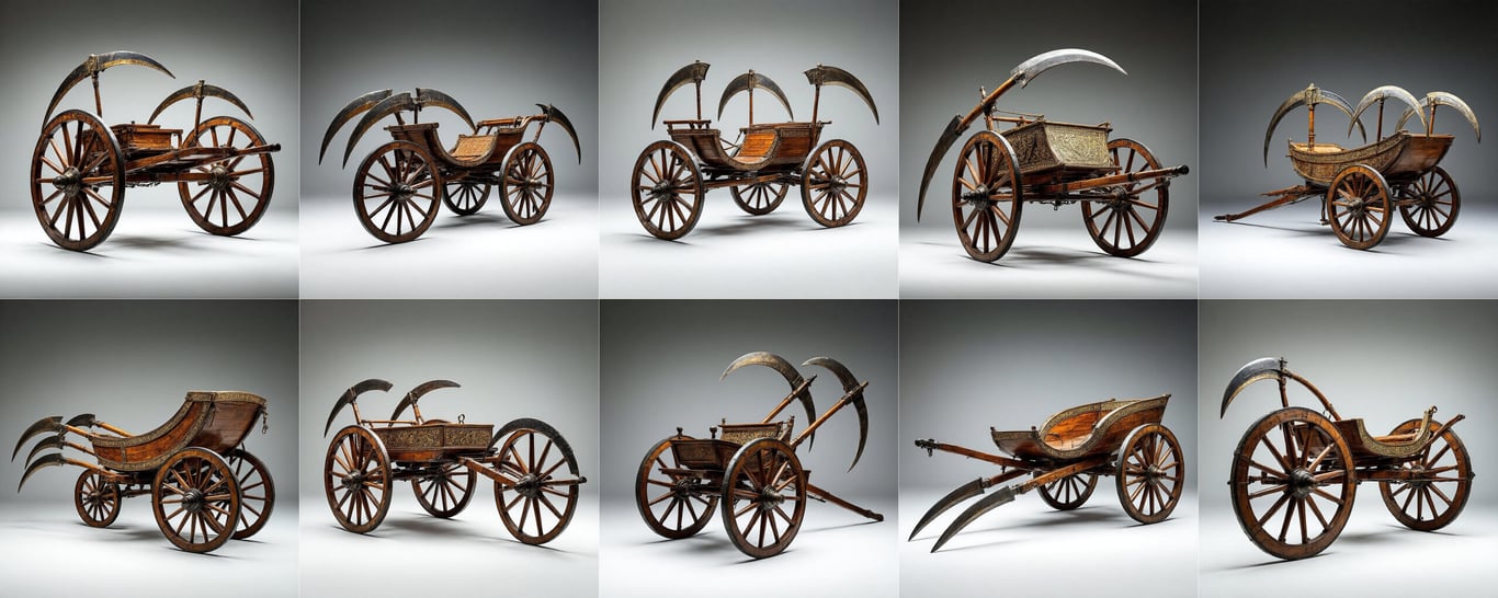 Advanced generative model chariot samples