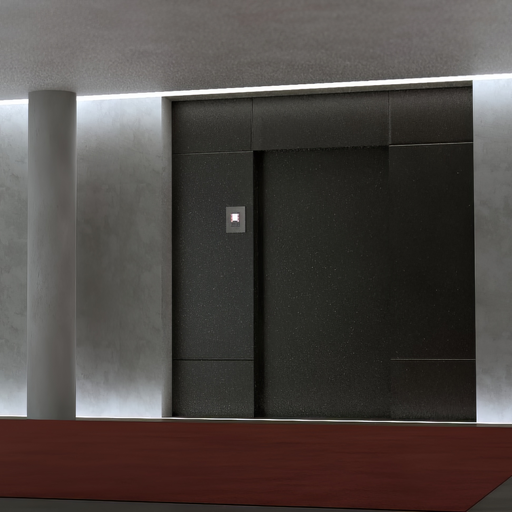 Sample training image of Ex Machina hallway style with caption
