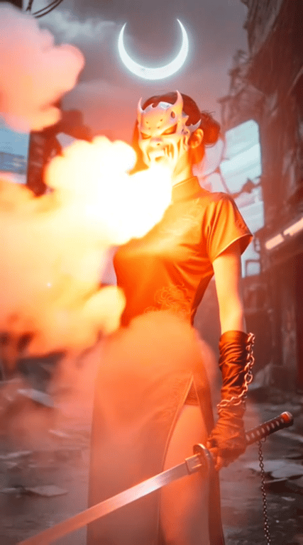 Breathing Fire effect