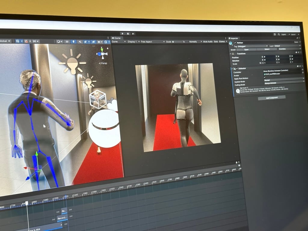 Screenshot of the Ex Machina scene recreated in Unity game engine