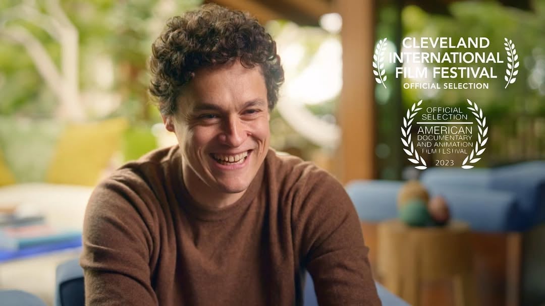 Phil Lord, producer of Spider-Verse, being interviewed for Bad Hombrewood