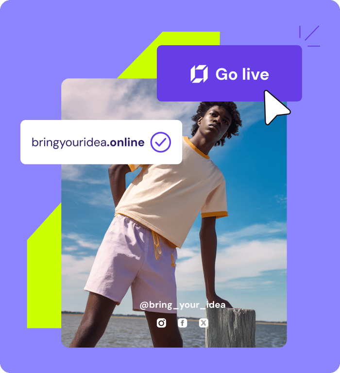 3. Go live
