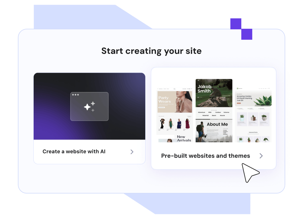 Tu sitio web a tu manera. Elige el método que quieras