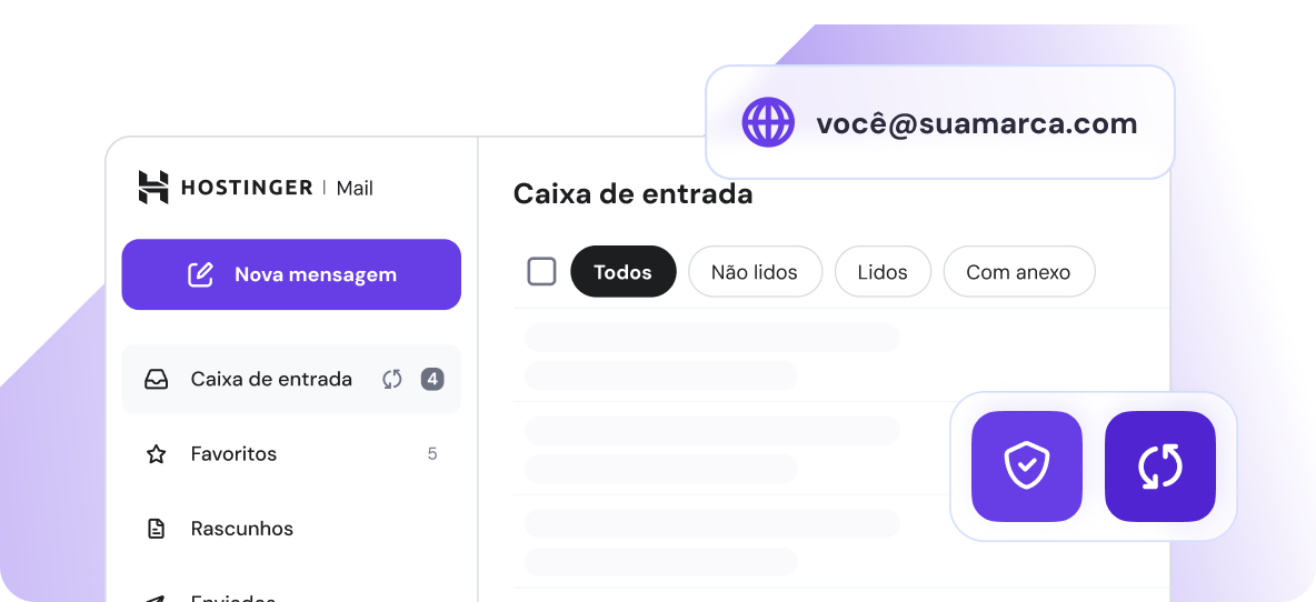Construa confiança com um e-mail profissional