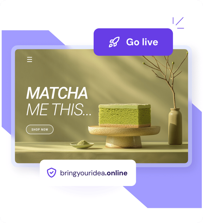 3. Go live
