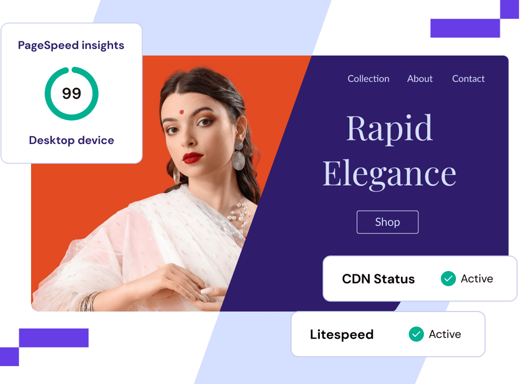 Core Web Vitals report example of a fast WordPress website