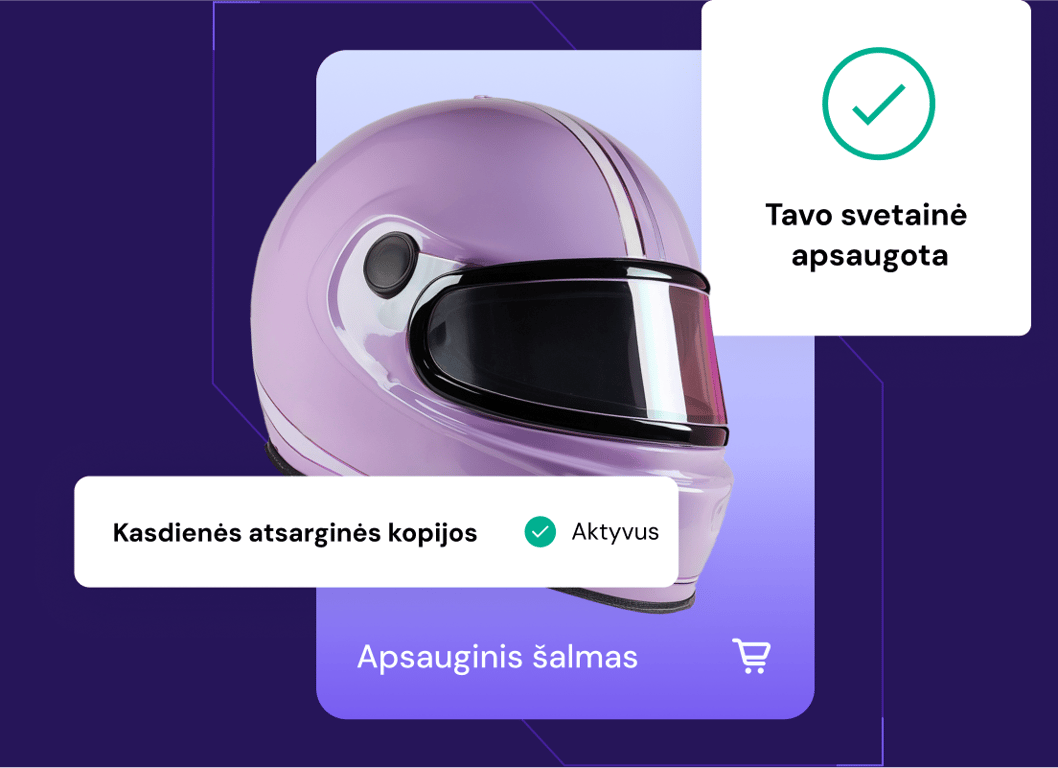 Aukščiausio lygio apsauga tavo internetiniam verslui