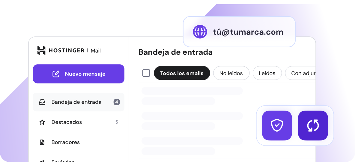 Genera confianza con un correo corporativo profesional