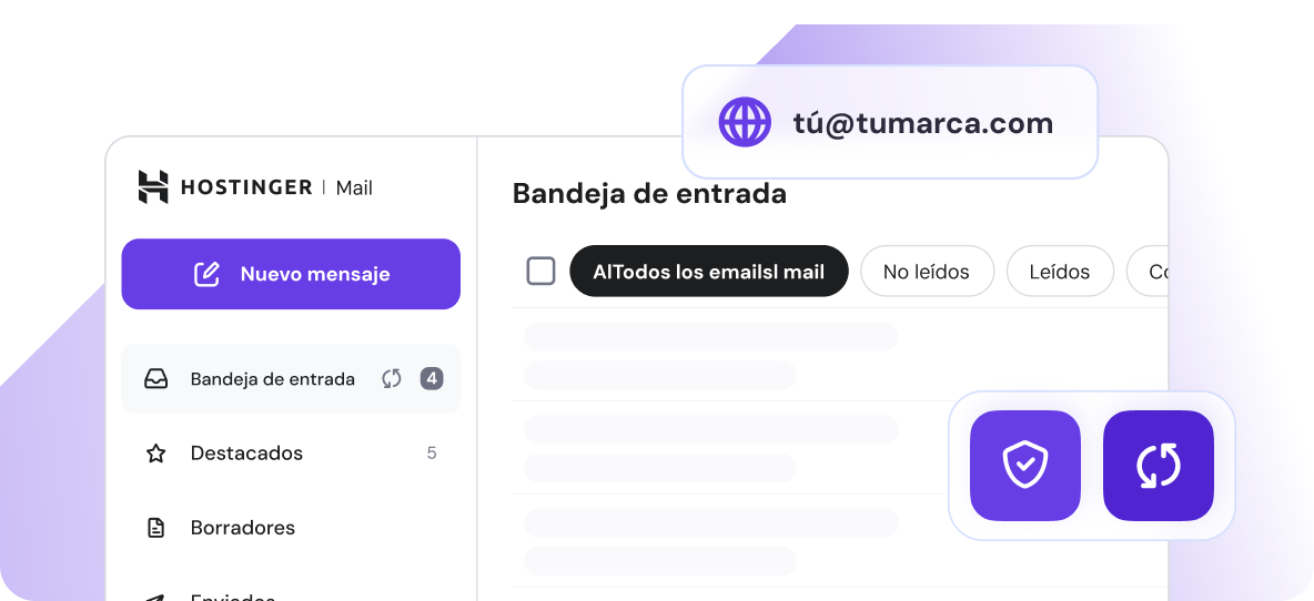 Genera confianza con un correo corporativo profesional