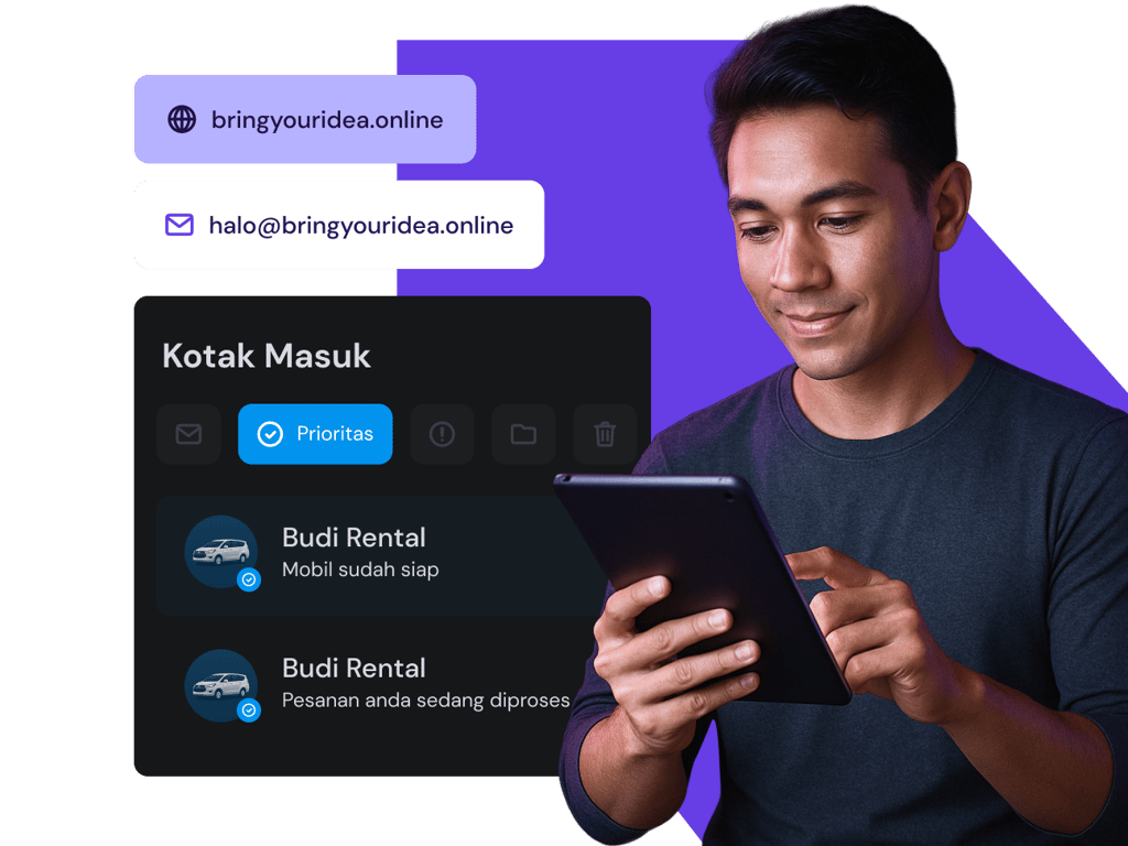 Email bisnis untuk tingkatkan kredibilitas brand Anda