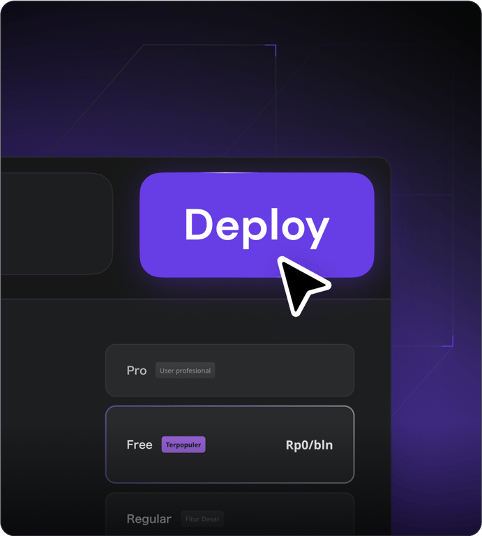3. Deploy dan bagikan dengan sekali klik