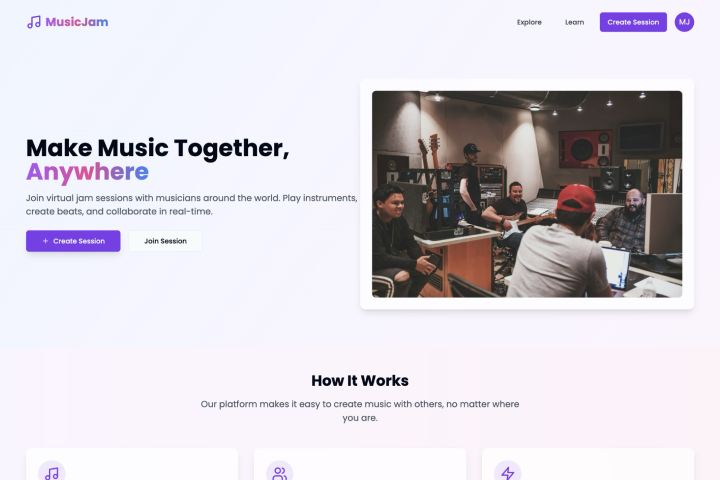 Plataforma de improvisação musical