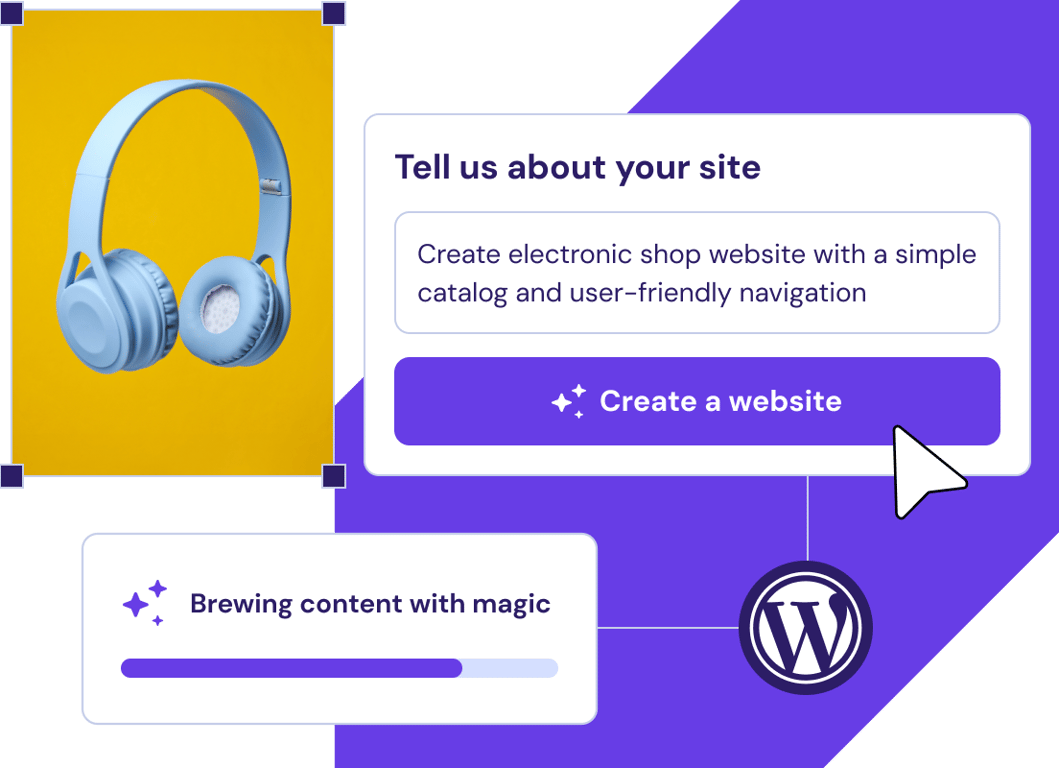Opublikuj witrynę w kilka chwil z WordPress AI