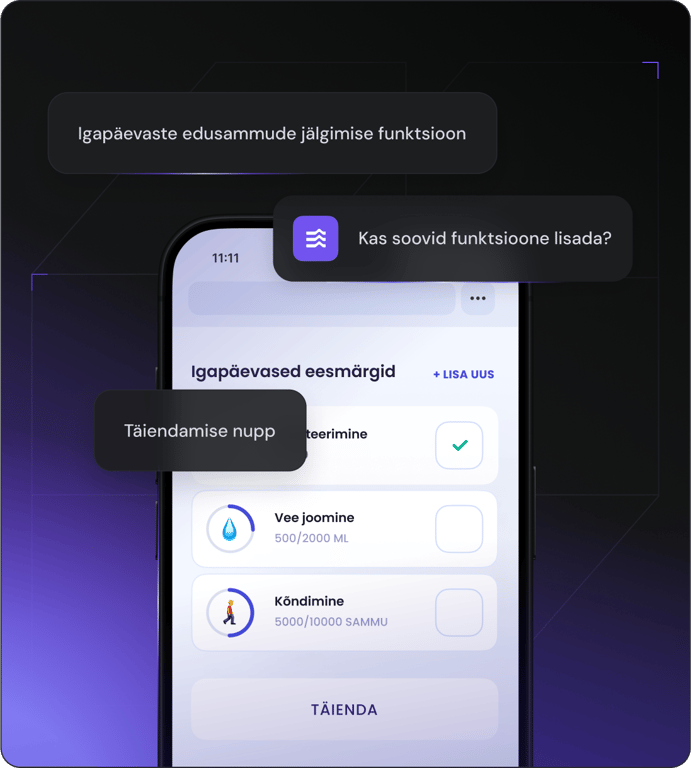 2. Täiusta ja muuda promptide abil
