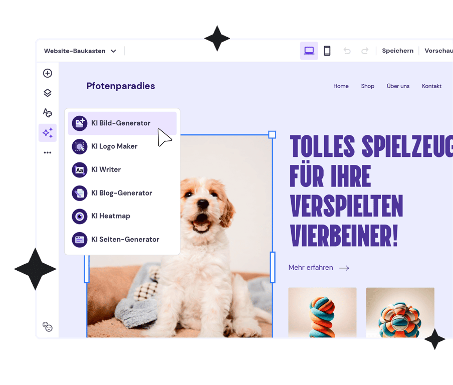 Website erstellen mit KI-Tools