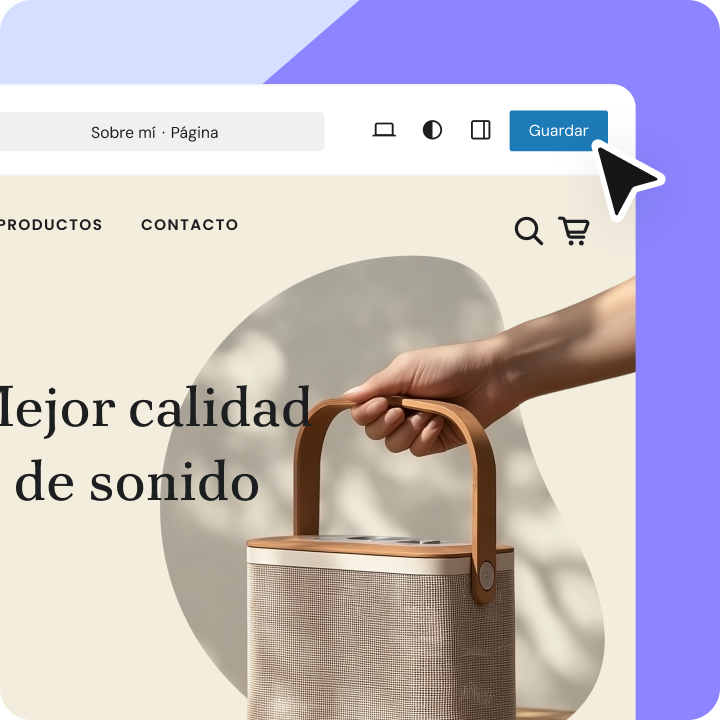Creador de páginas web con IA