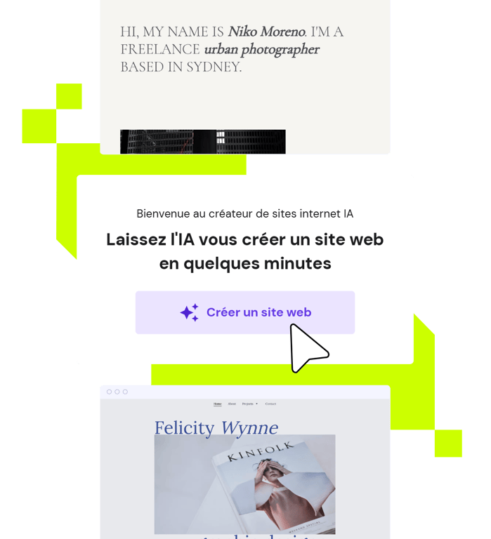 Créez un site en 3 étapes faciles