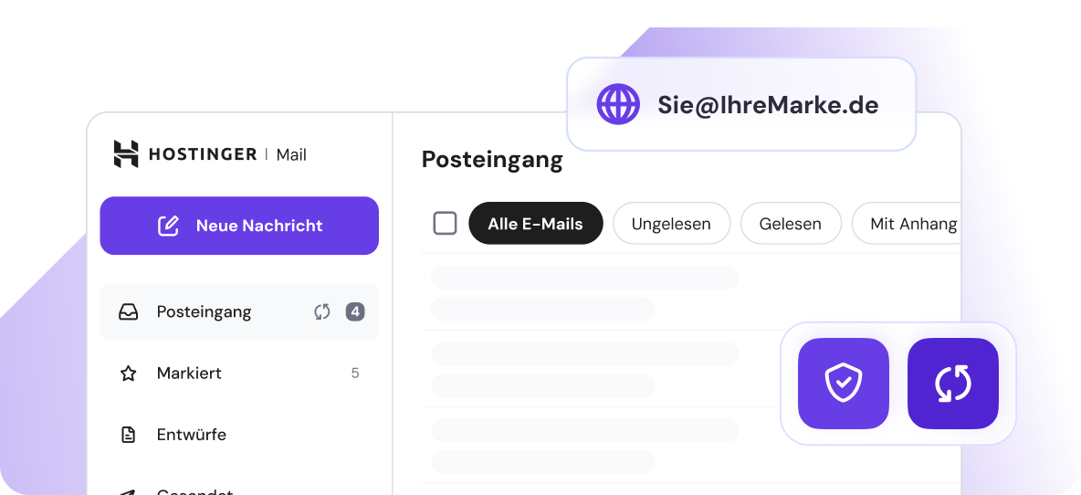 Mit geschäftlicher Marken-E-Mail Vertrauen schaffen