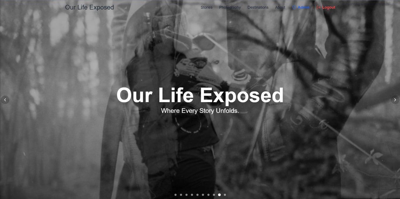 A photographic journal of our life