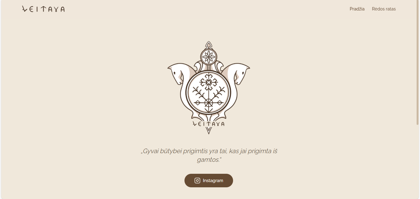 A website dedicated to the cultural heritage of the Balts.