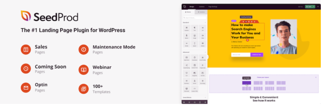 Screenshot of the coming soon page plugin's banner