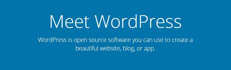 Beranda utama WordPress
