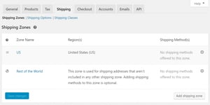 WooCommerce Shipping Tab